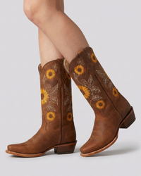 Marigold | Embroidered Cowboy Boots