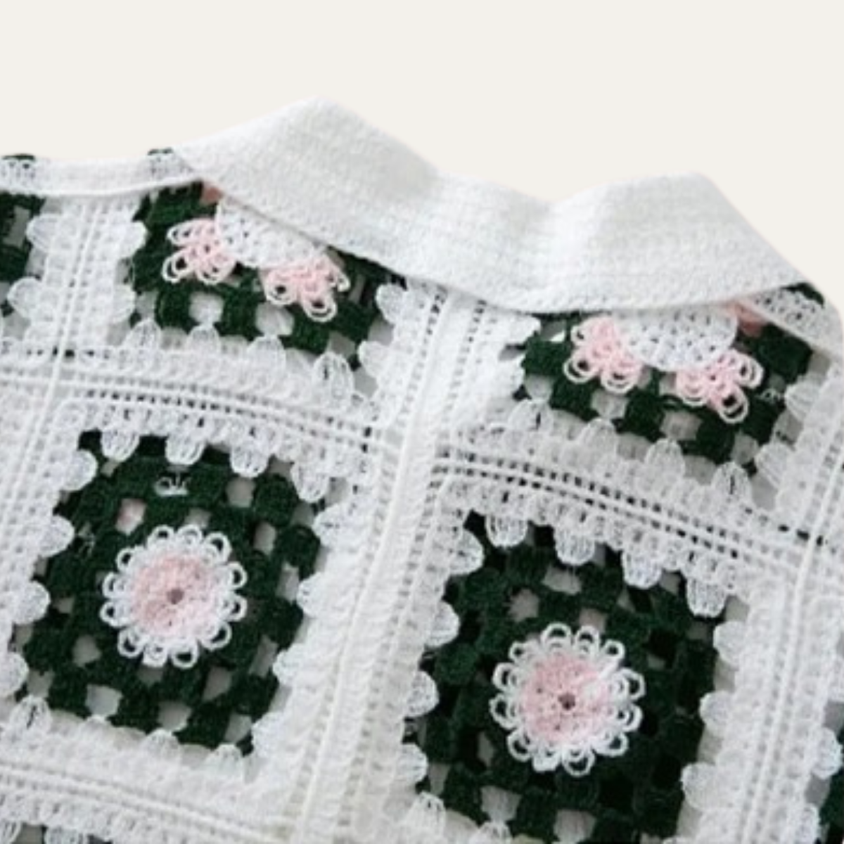 Emery | Lightweight Crochet Knit Polo Shirt for Men