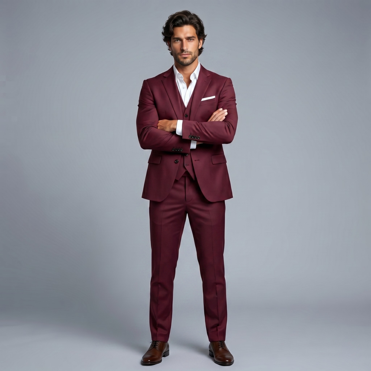 Orion | Men's Three-Piece Blazer, Waistcoat and Trousers Suit