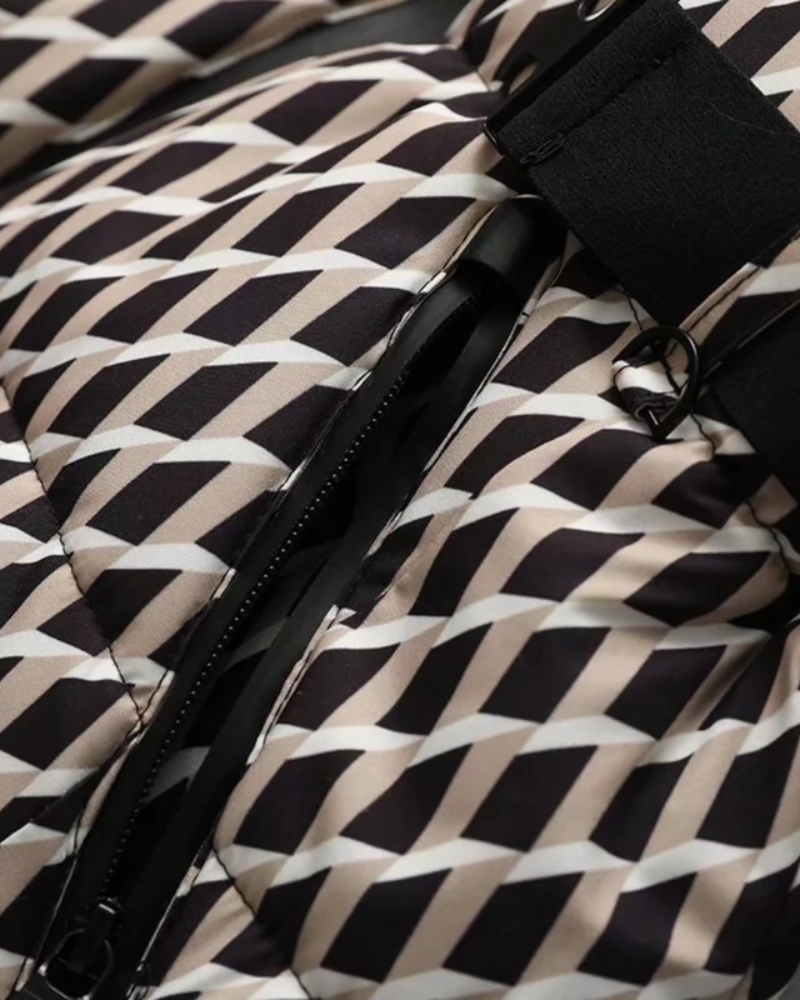 Vivienne | Hooded Belted Puffer Jacket