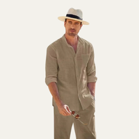 Otto | Men's Summer Shirt and Trousers Two-Piece Set
