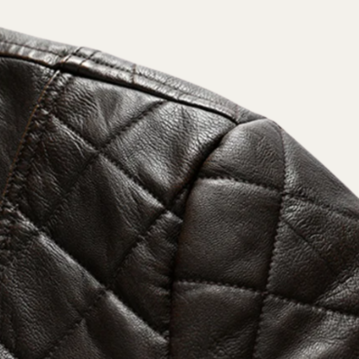 Merrick biker jacket detail