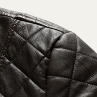 Merrick biker jacket detail