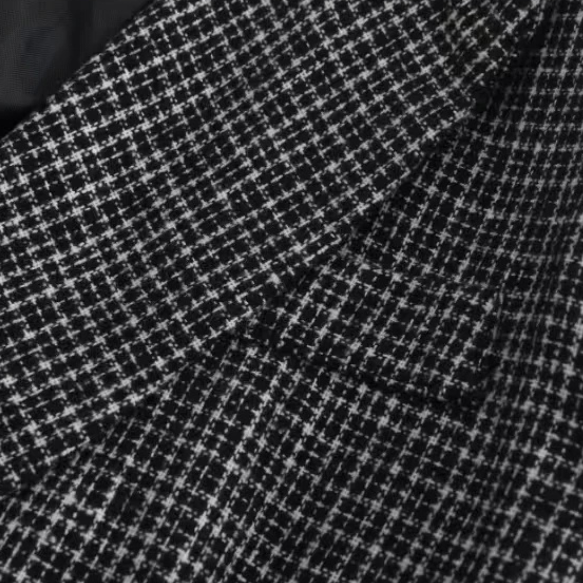 Mack | Slim Fit Double Breasted Houndstooth Tweed Blazer