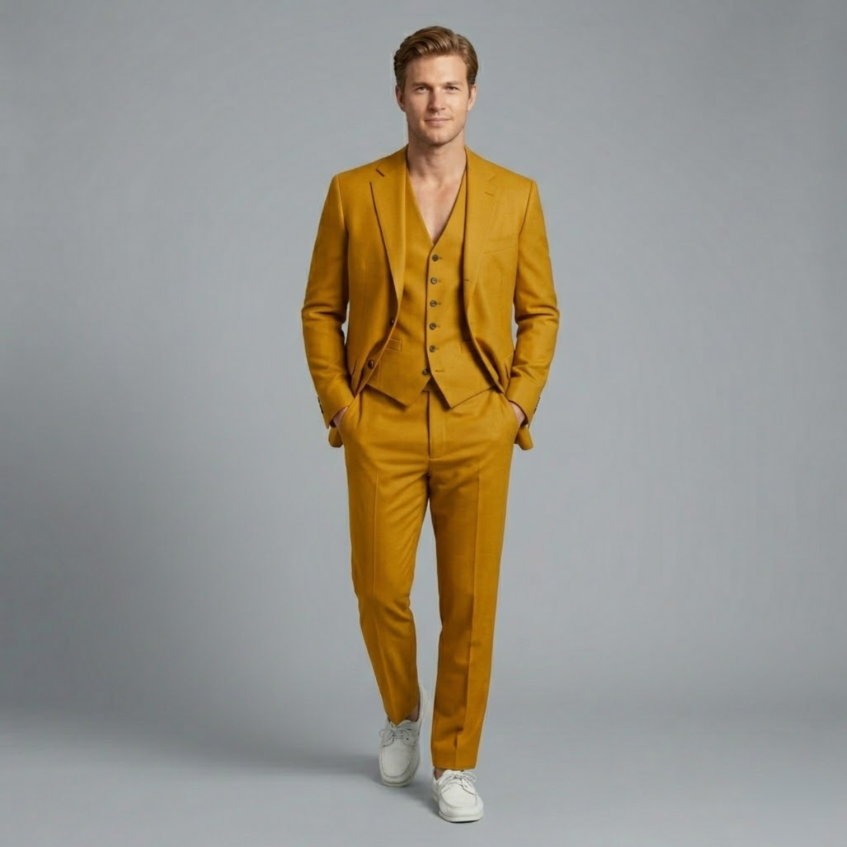Orson | Men's Luxury Three-Piece Jacket, Gilet and Trousers Suit