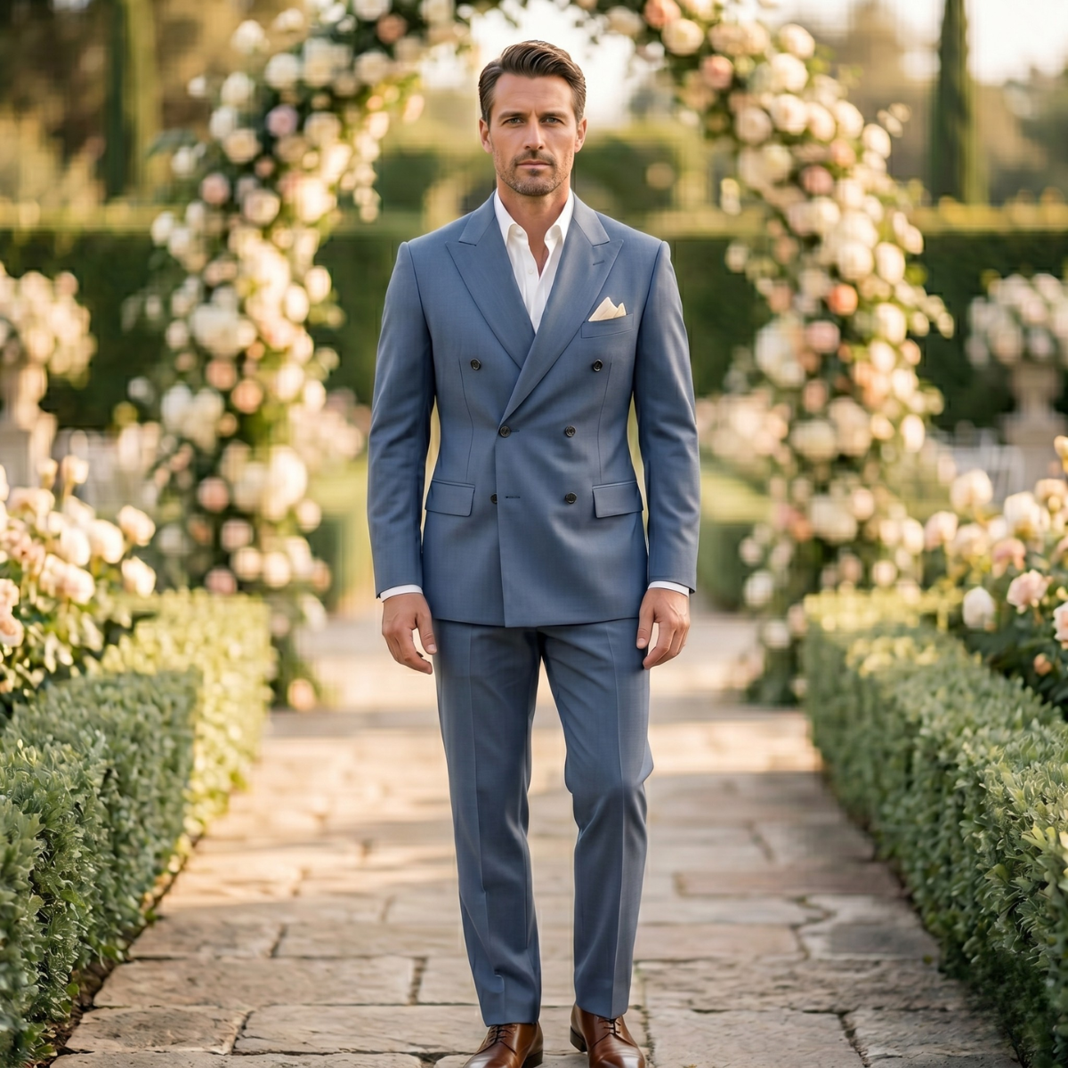 Rashad | Double Breasted Suit Jacket and Trousers Set