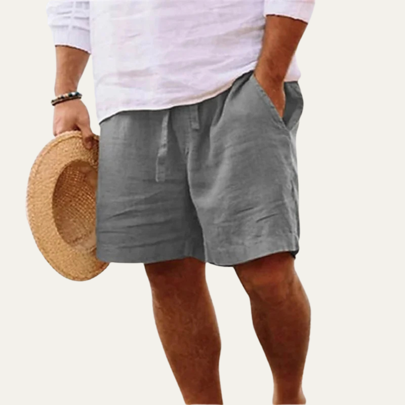 Jonas | Men's Cotton Linen Drawstring Summer Shorts