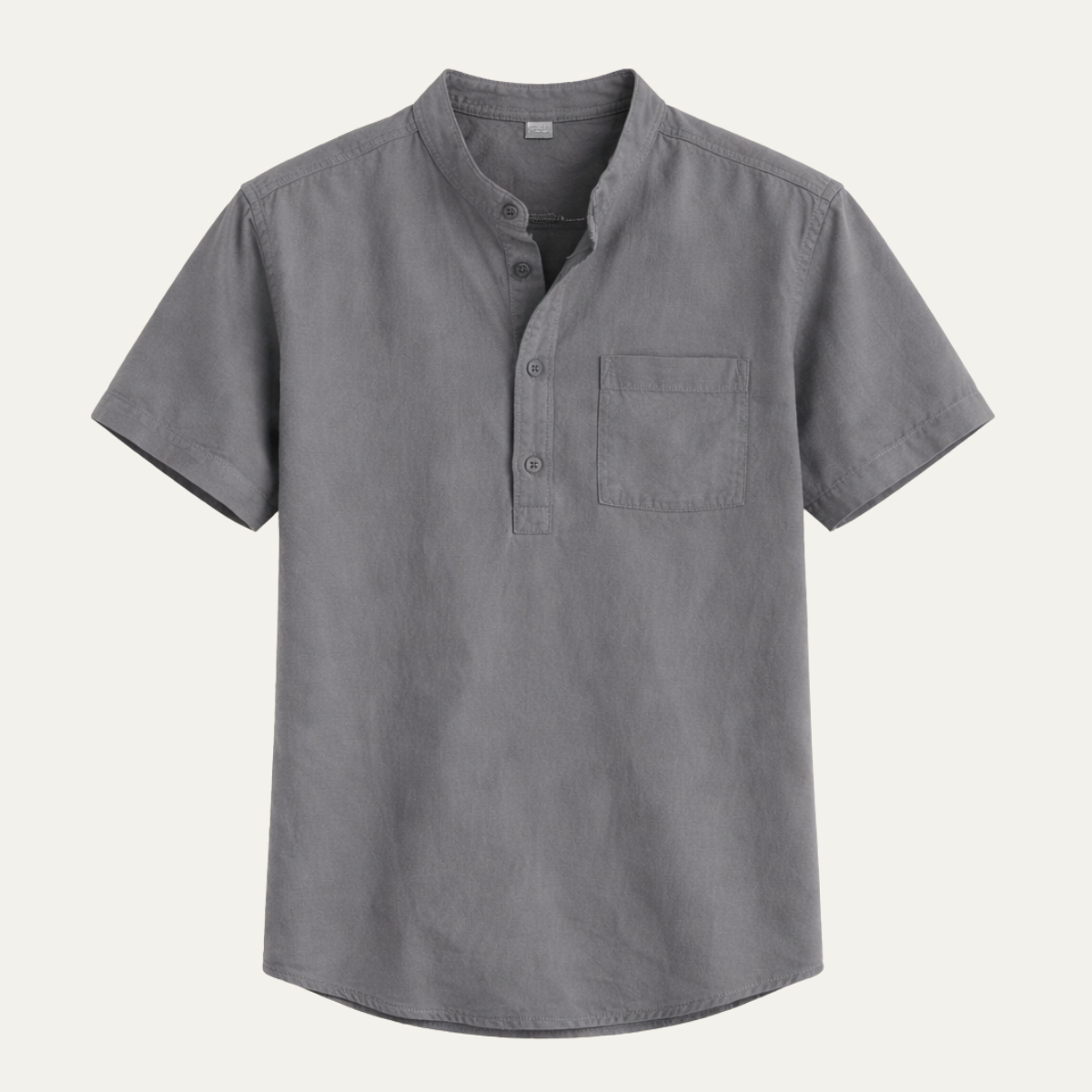 Kieran | Lightweight Cotton Linen Short Sleeve Shirt