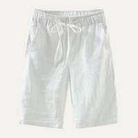 Jonah | Men's Lightweight Linen Drawstring Summer Shorts