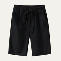 Jonah | Men's Lightweight Linen Drawstring Summer Shorts