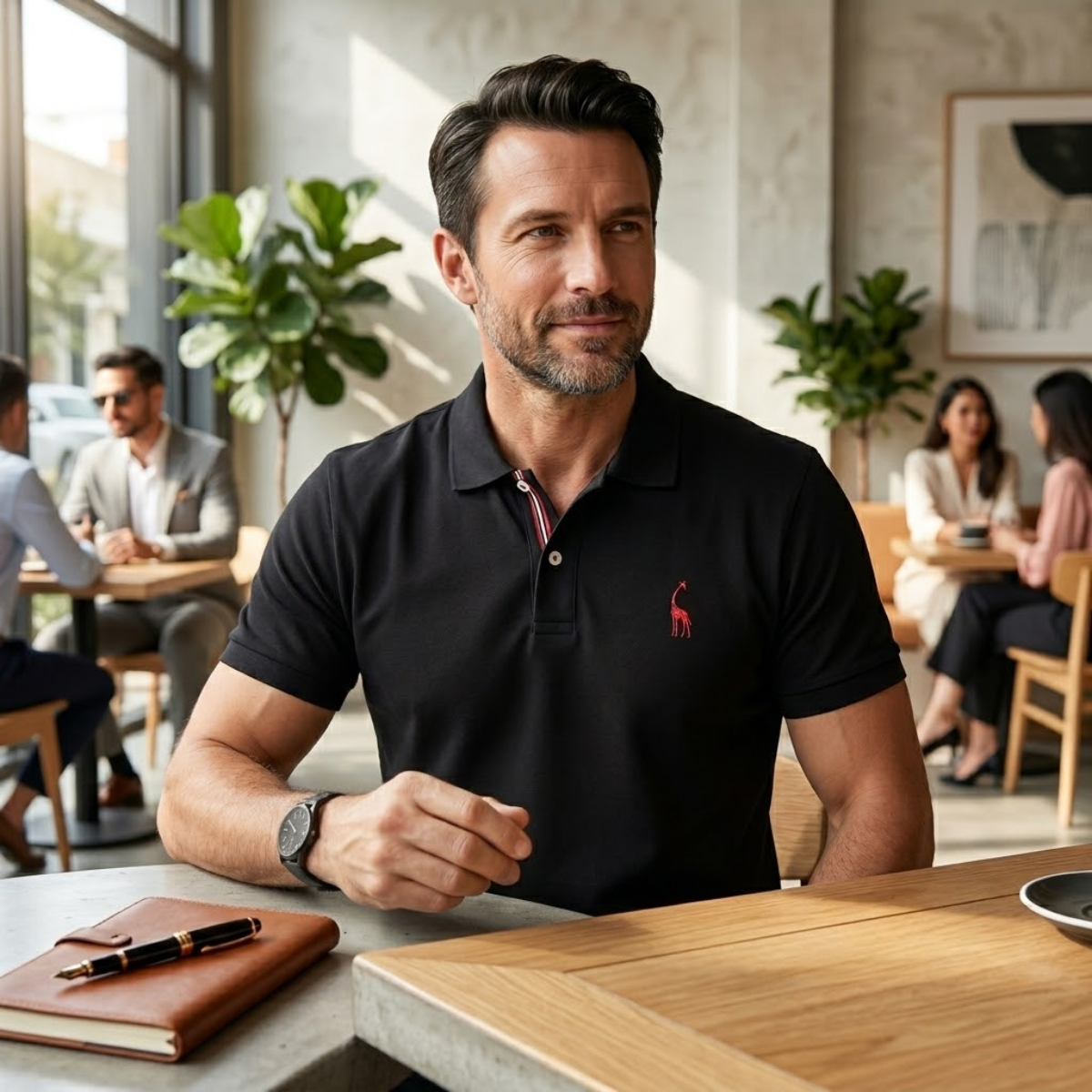 Kai | Cotton Tailored Short Sleeve Polo Shirt