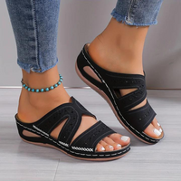 Aveline sandals in Black