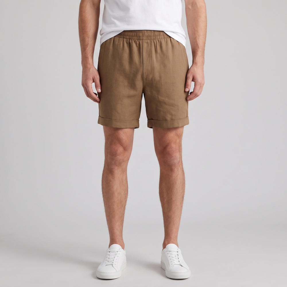 Francis | Lightweight Relaxed Fit Linen Shorts