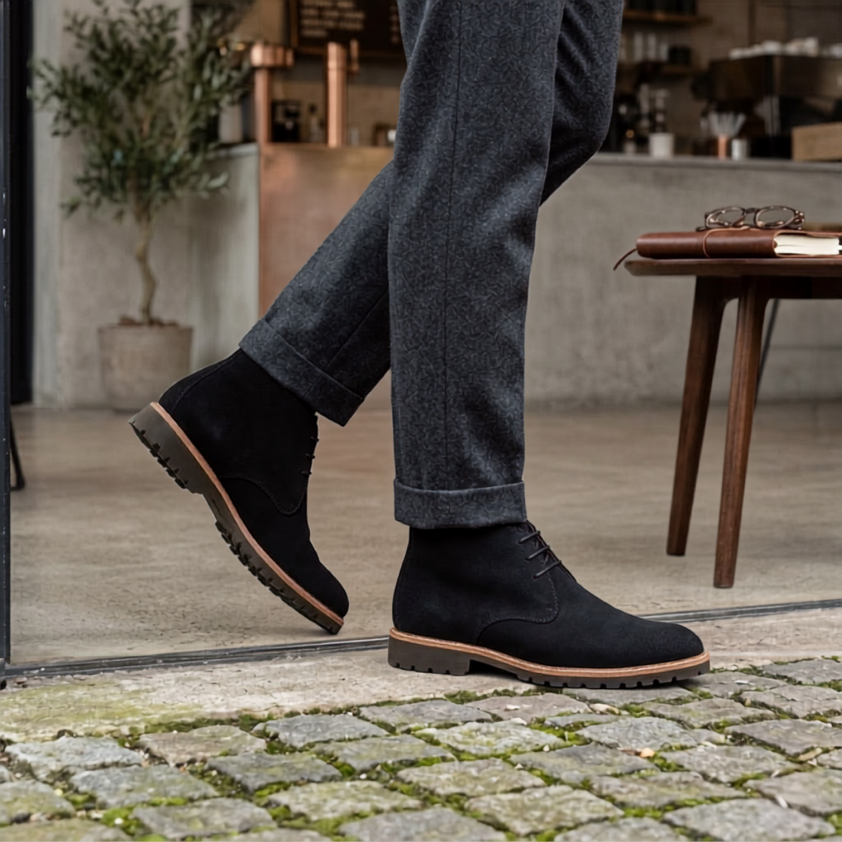 Pierce | Suede Lace-Up Chukka Boots