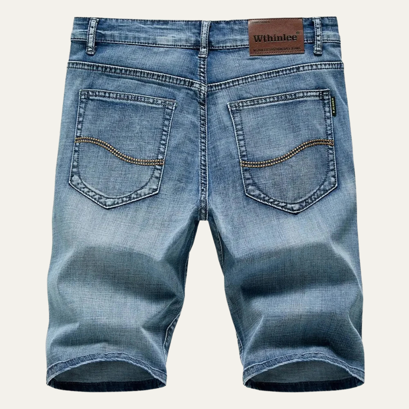 Griffin | Straight Fit Casual Denim Shorts for Men