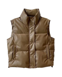 Georgiana | Quilted Sleeveless Puffer Vest