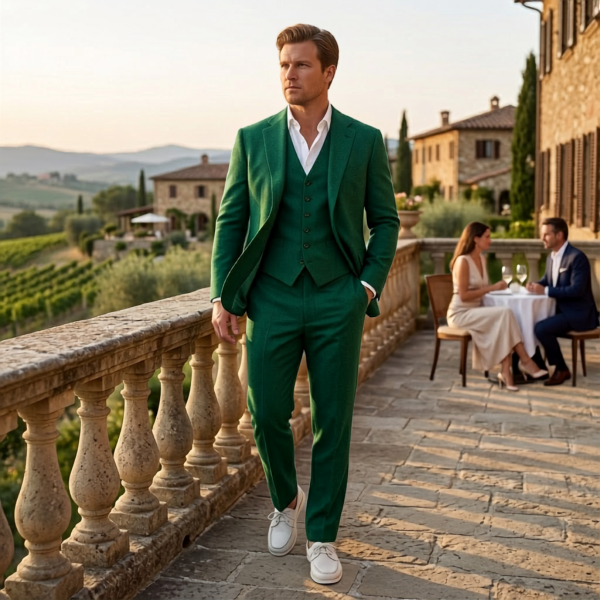 Orson | Men's Luxury Three-Piece Jacket, Gilet and Trousers Suit