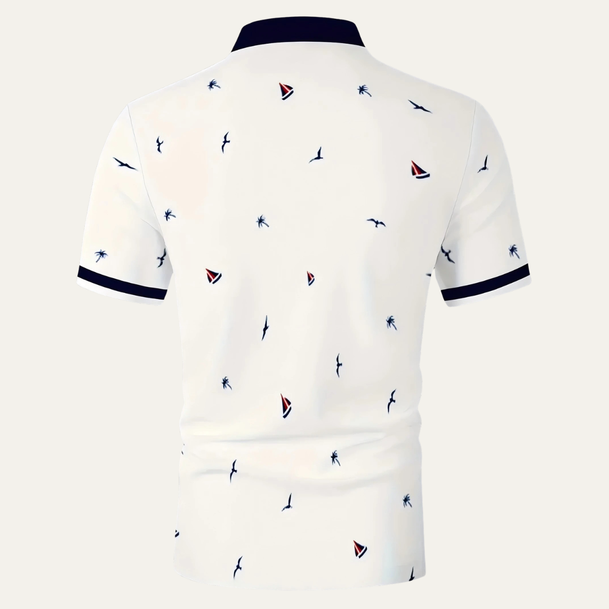 Joel | Printed Golf Polo Shirt