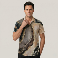Joseph | Casual Patchwork Short Sleeve Button-Up Shirt