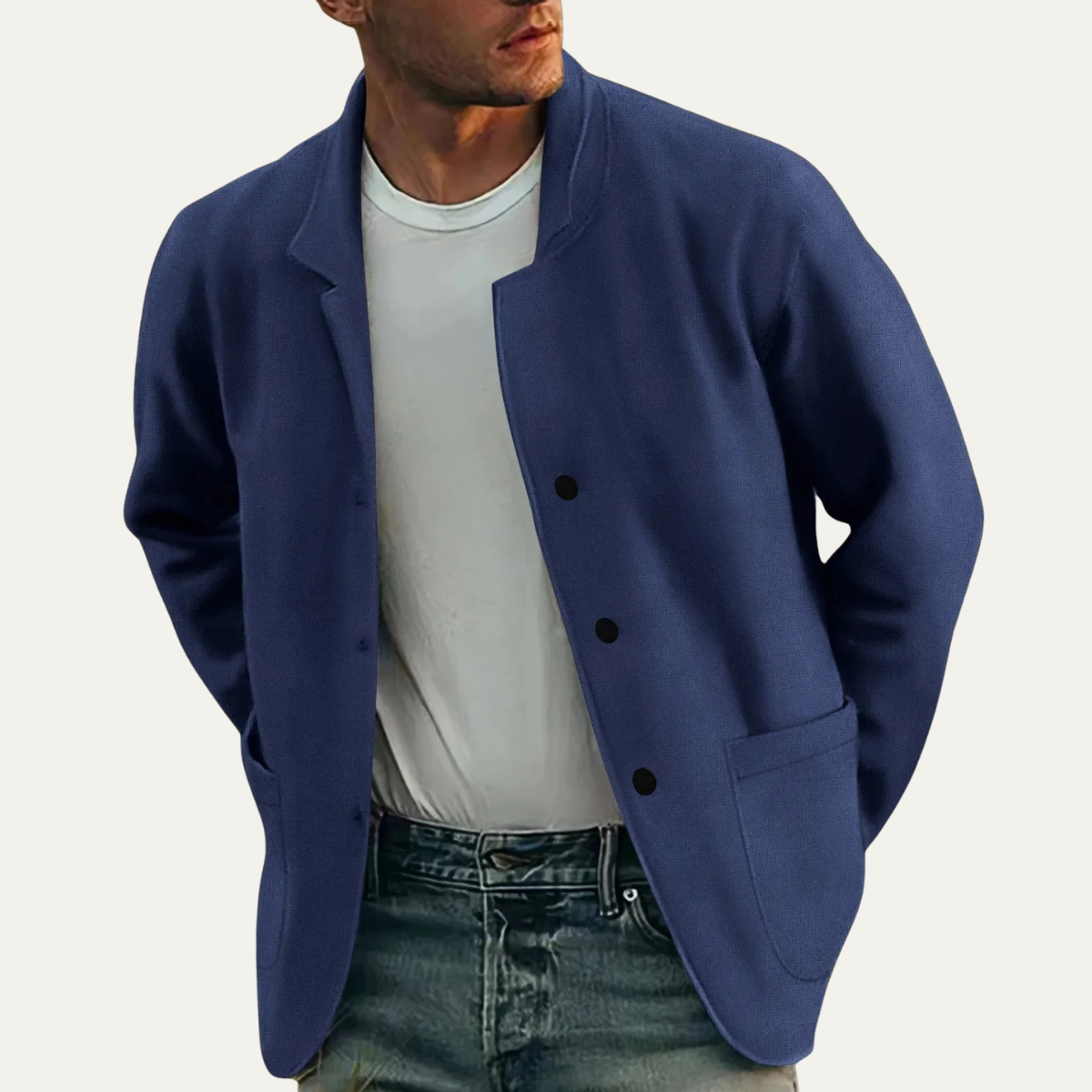 Ludgate blazer in Navy Blue