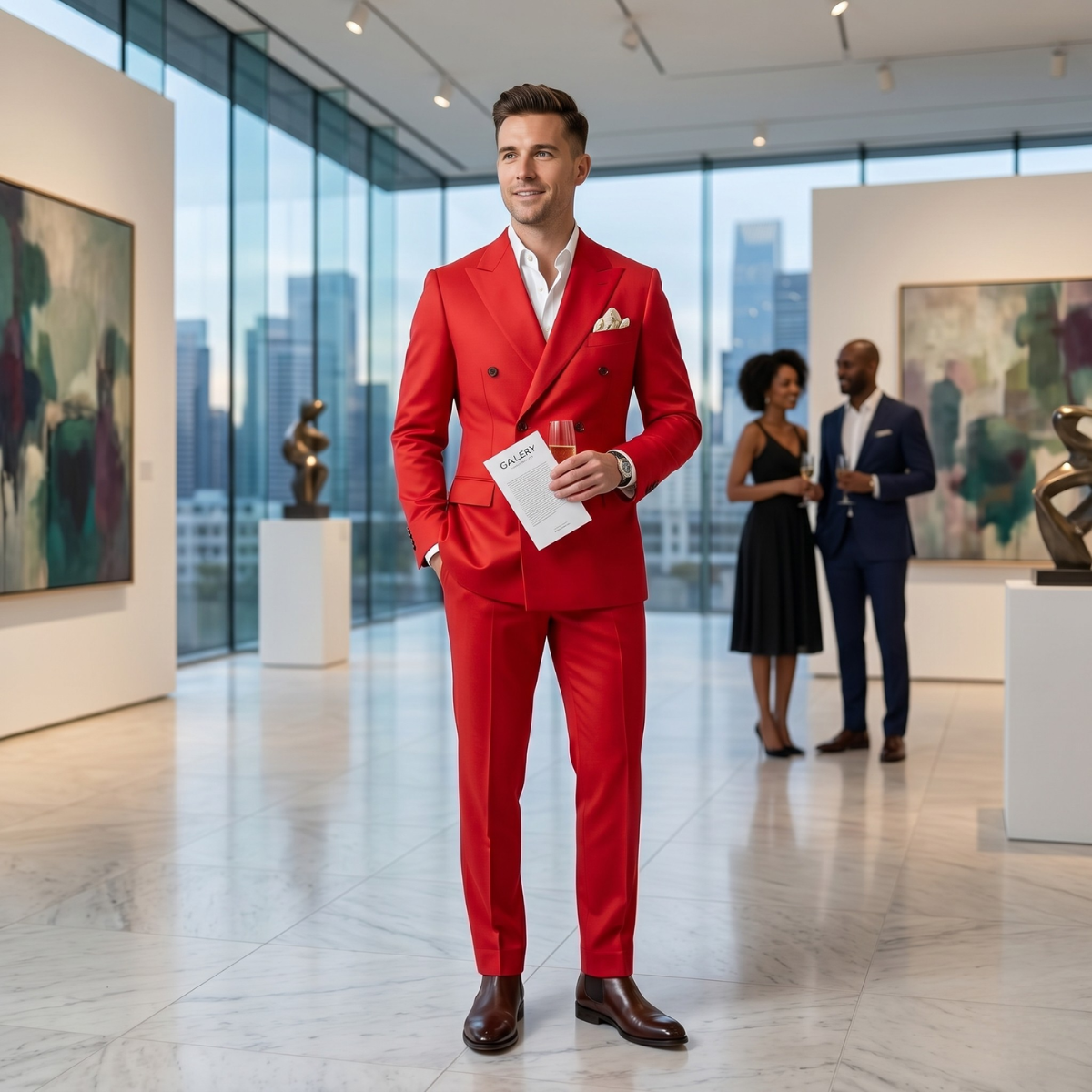 Raul | Double Breasted Suit Jacket and Trousers Set