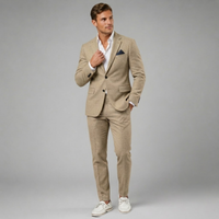 Silas | Casual Linen Blend Two Piece Suit