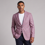 Luther | Checked Double Breasted Plaid Blazer Jacket