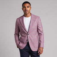Luther | Checked Double Breasted Plaid Blazer Jacket