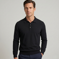 Milton | Merino Wool Knit Smart Casual Polo Jumper