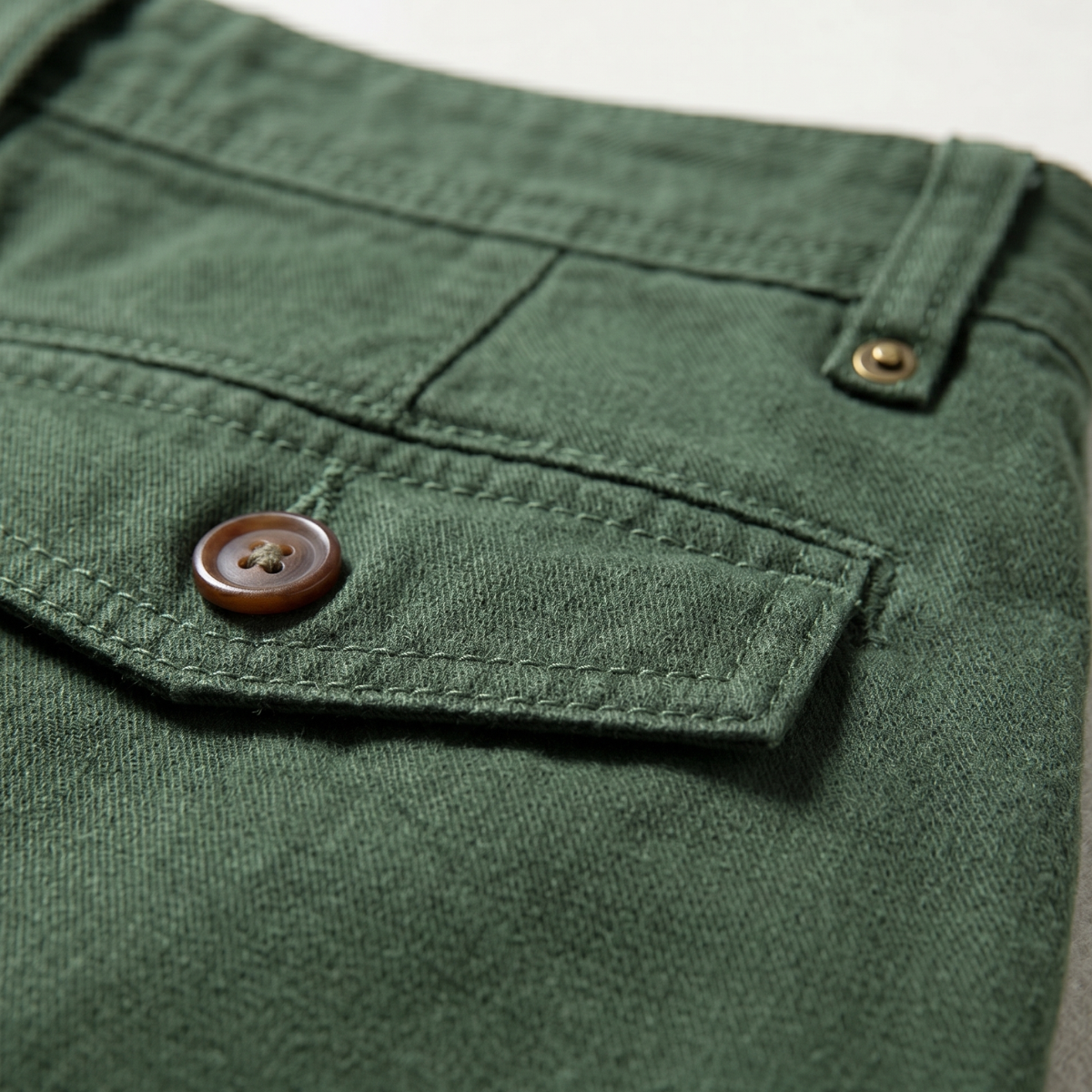 Giles Cotton Casual Shorts detail