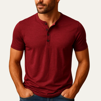 Drew polo in Burgundy