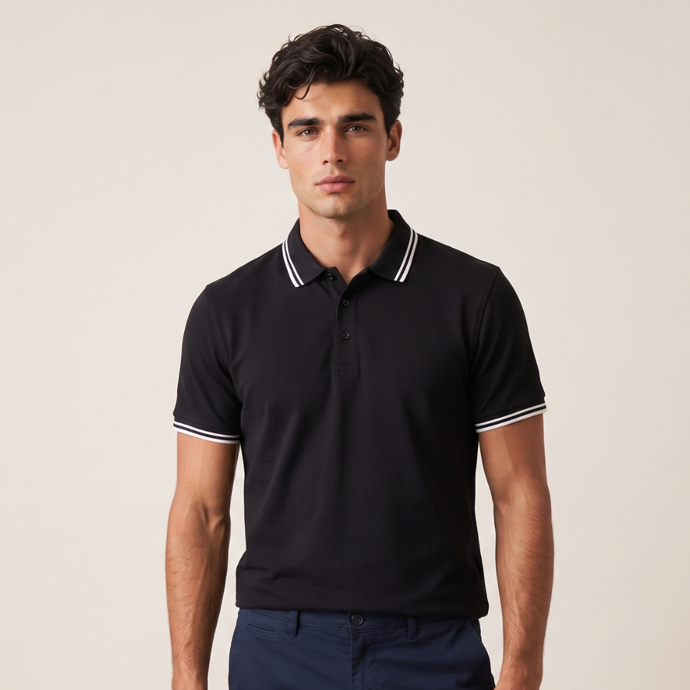 Reginald | Smart Casual Cotton Polo Shirt