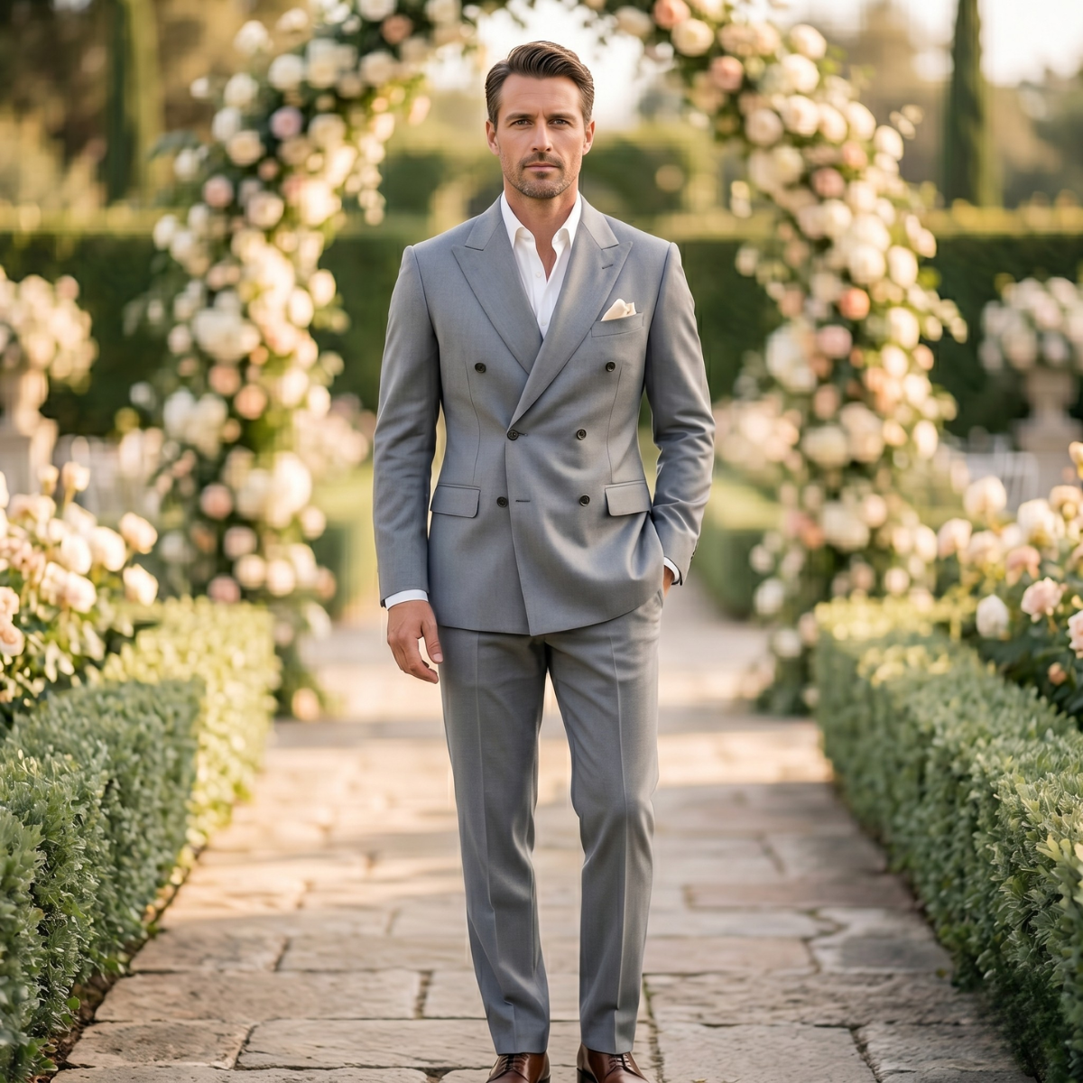 Rashad | Double Breasted Suit Jacket and Trousers Set