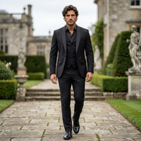 Octavius | Men's Classic 3 Piece Suit Set with Blazer, Gilet and Trousers