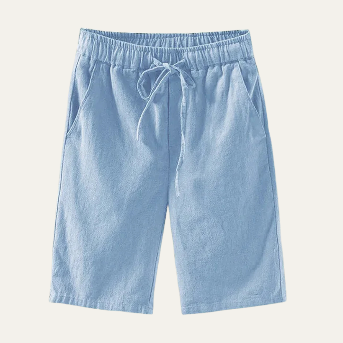 Job | Men's Lightweight Linen Drawstring Summer Shorts