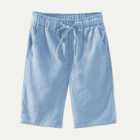 Job | Men's Lightweight Linen Drawstring Summer Shorts