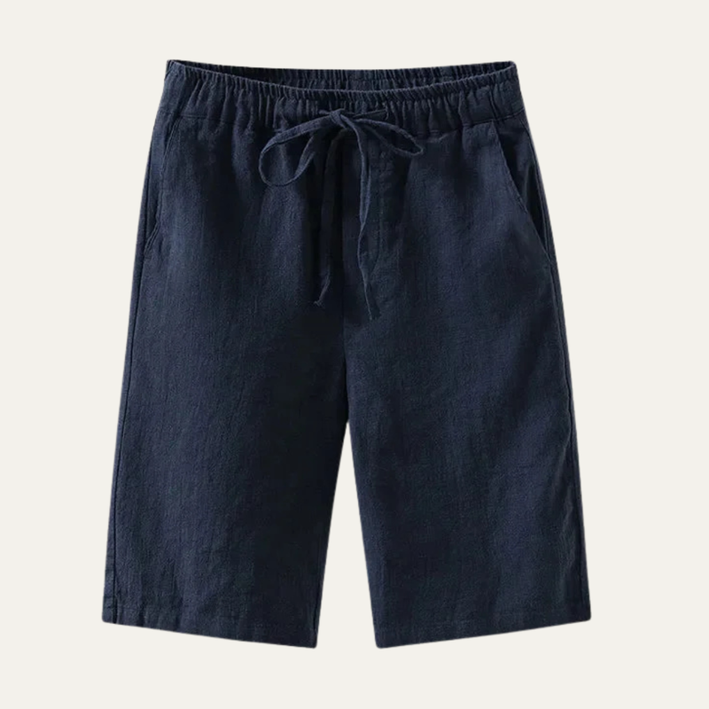 Job | Men's Lightweight Linen Drawstring Summer Shorts