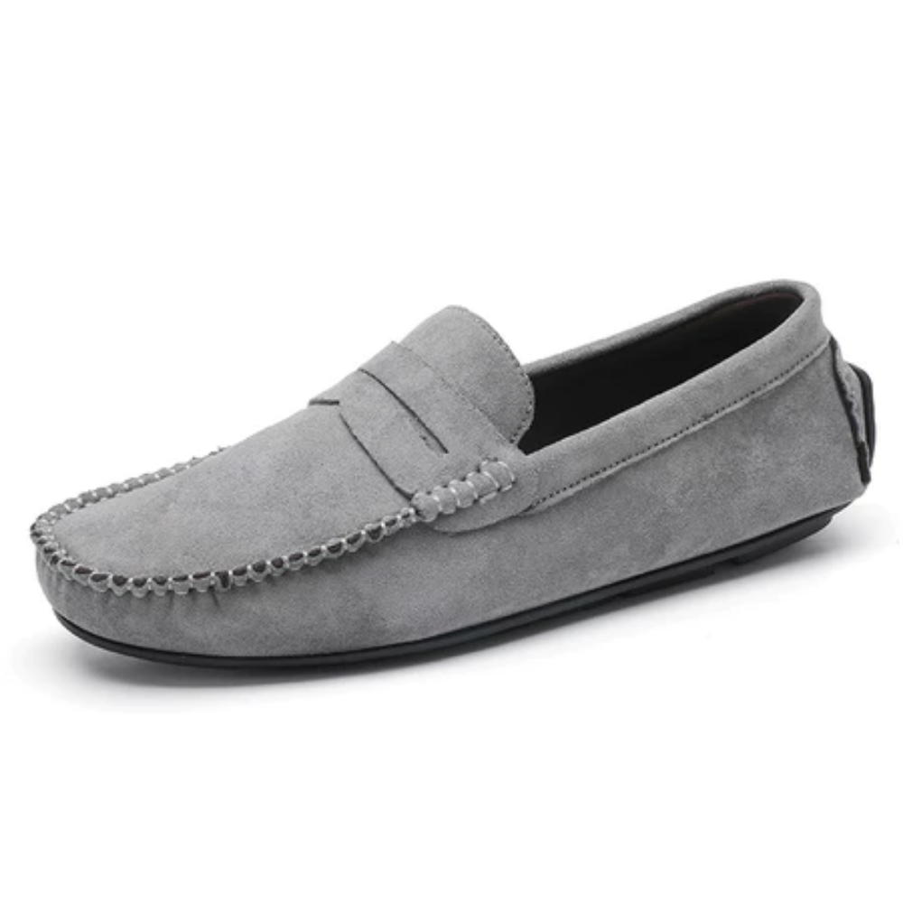 Nasir | Men's Suede Slip On Loafers
