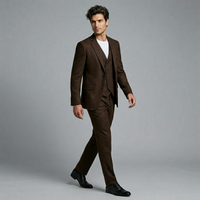 Ethan tuxedo suit set in Brown