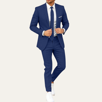 Cole | Lightweight Two Piece Formal Wedding and Business Suit Set