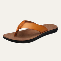 Klaus | Casual Beach Leather Flip Flops