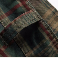 Gerard plaid cargo shorts detail