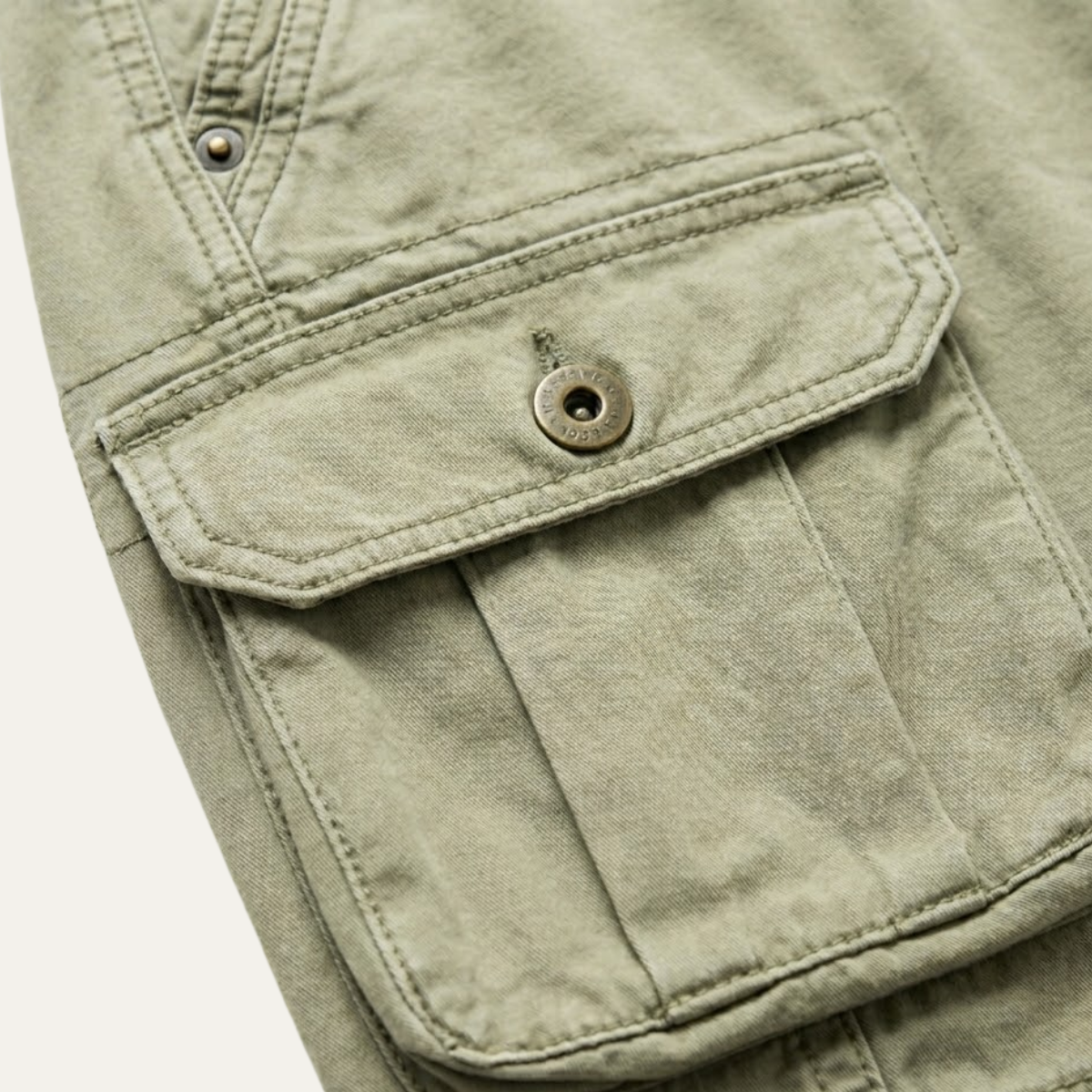 Jake | Cotton Utility Cargo Shorts with Multiple Pockets