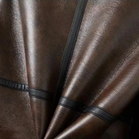 Haverford jacket leather texture detail