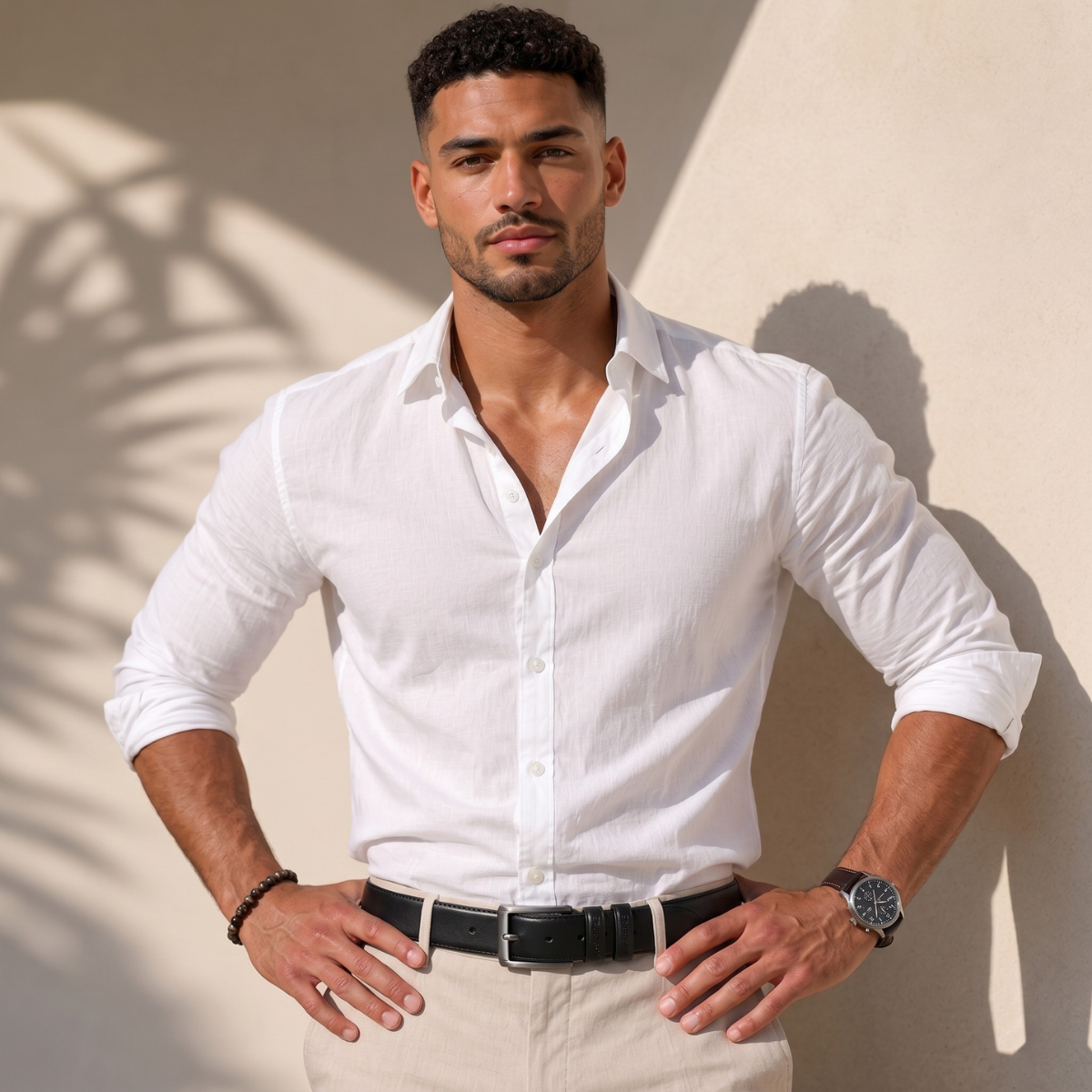 Elias | Casual Belt with Metal Pin Buckle