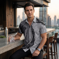 Joseph | Casual Patchwork Short Sleeve Button-Up Shirt