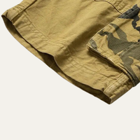 Isaac | 100% Cotton Camouflage Cargo Shorts