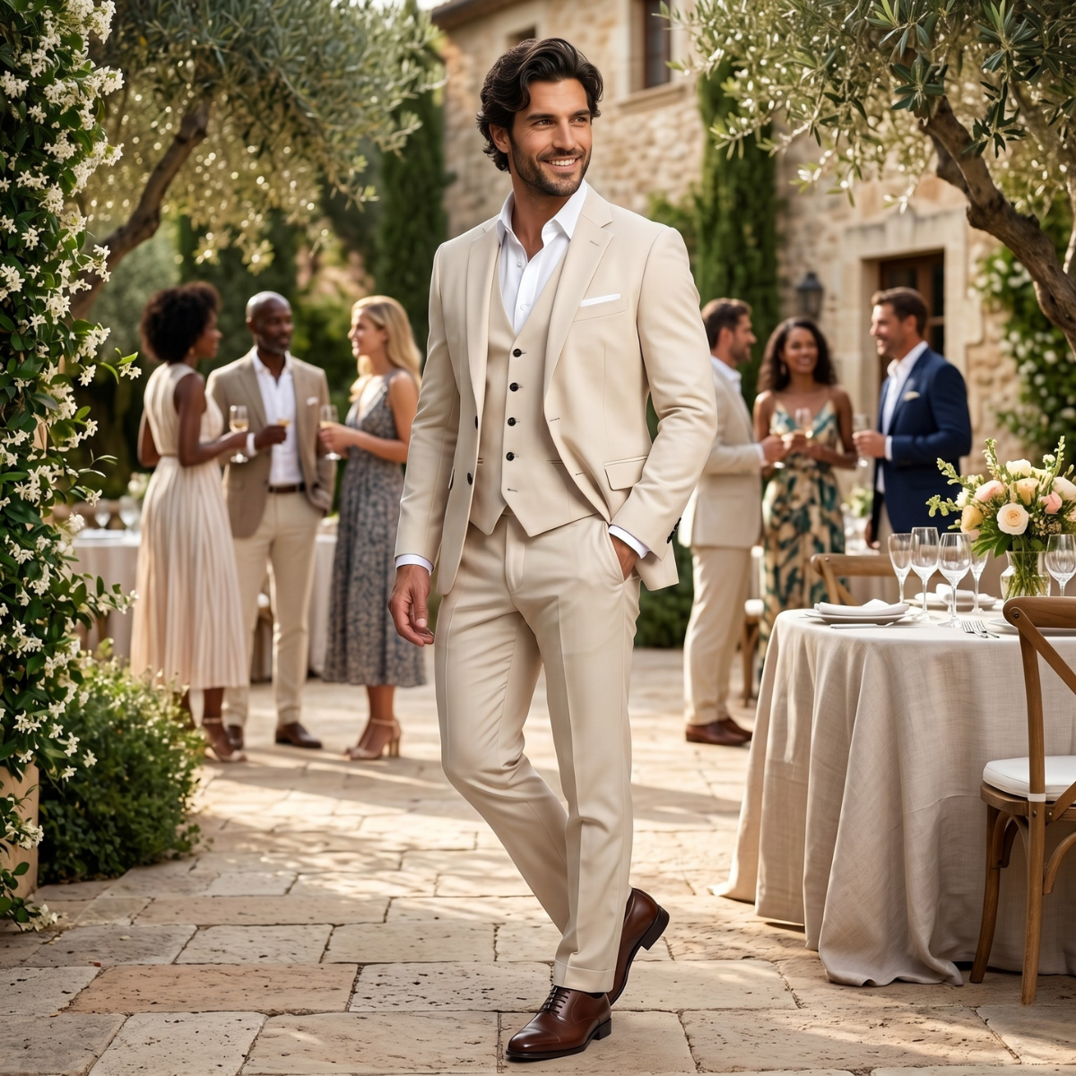 Orion | Men's Three-Piece Blazer, Waistcoat and Trousers Suit