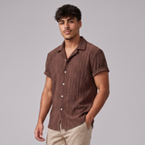 Diego | Textured Short Sleeve Shirt