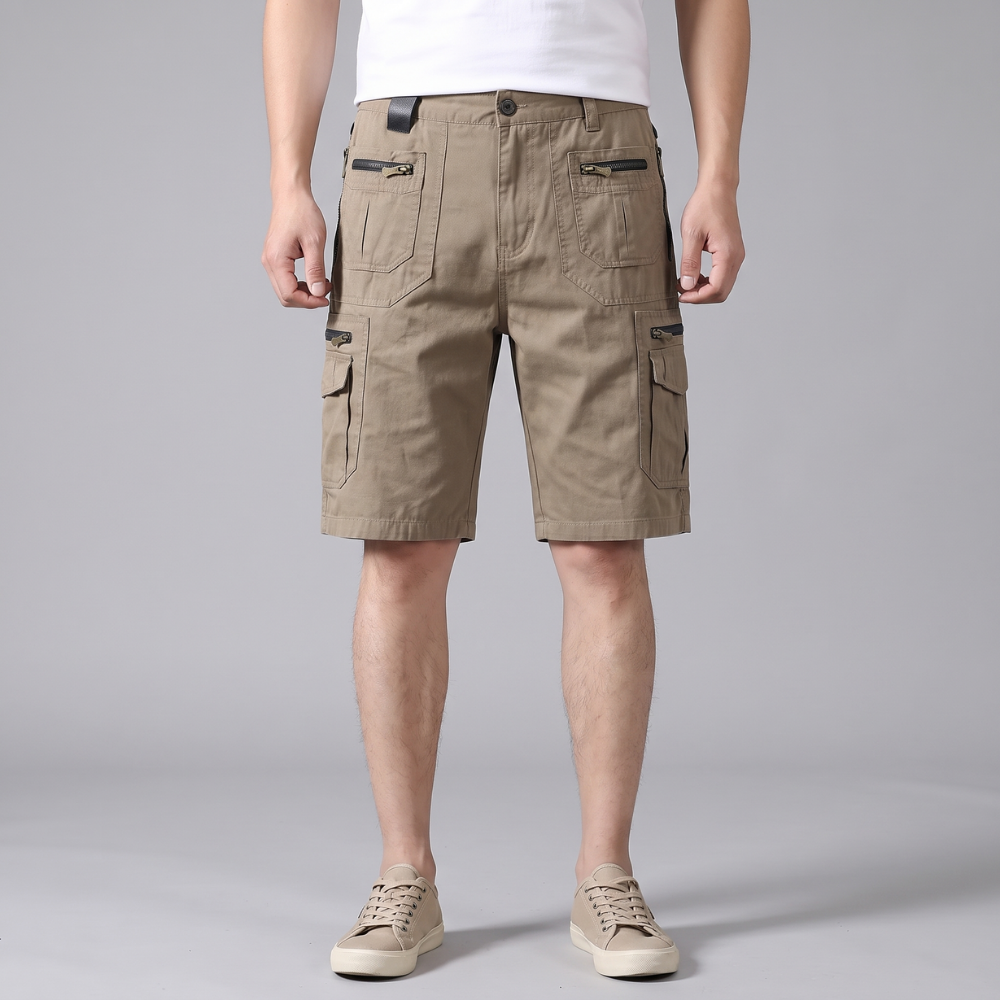 Graham | Men's Relaxed Fit Multi Pocket Cargo Shorts